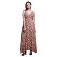 thumbnail image 1 of Bimba Robe de Plage Bohème Longue Sans Manches à Bretelles Imprimée Florale pour Femme - Petit, 1 of 1