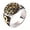 Gold color, variant on Vintage Egyptian Eye Of Horus Ring 14K White Gold Ankh Rings For Men Biker Punk Fashion Amulet Jewelry Gift