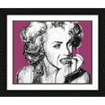 thumbnail image 2 of P Muir 24x20 Black Ornate Wood Framed With Double Matting Wall Art Titled - Marilyn M, 2 of 6