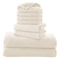 thumbnail image 1 of Set de 8 Toallas de Microfibra Cosy Family en Color Crema, 1 of 7
