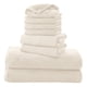 thumbnail image 1 of Set de 8 Toallas de Microfibra Cosy Family en Color Crema, 1 of 7