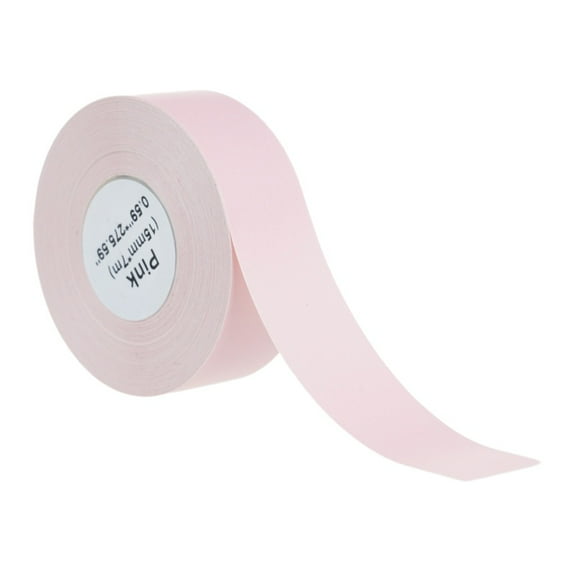 Thermal Label Paper Continuous Label Tape Self-adhesive Paper Roll Sticker Barcode Price Size Name Blank Labels Waterproof Tear Resistant Compatible with MARKLIFE P11/P12/P15 and Deli Q2/Q3 Home