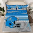 thumbnail image 2 of Homewish Football Print Full Size Sheets 4-Piece for Female Men Adults,Sport Theme Breathable Bed Sheets,Ball Gamer Lightweight Sheet Sets,Ultra Soft Home Decor, 2 of 7