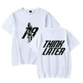 thumbnail image 1 of Tate Mcrae Think Later T-shirt Hip Hop Manches Courtes Tee Décontracté Harajuku Col Rond, 1 of 3