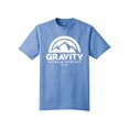 thumbnail image 1 of Gravity Outdoor Co. T-Shirt Col Rond Tri-Blend - Logo Blanc - Maritime Heather - 3TG, 1 of 1