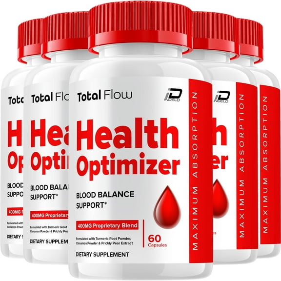 Total Flow Capsules – TotalFlow All Natural Glycogen Support, 5 Pack, 300 Capsules