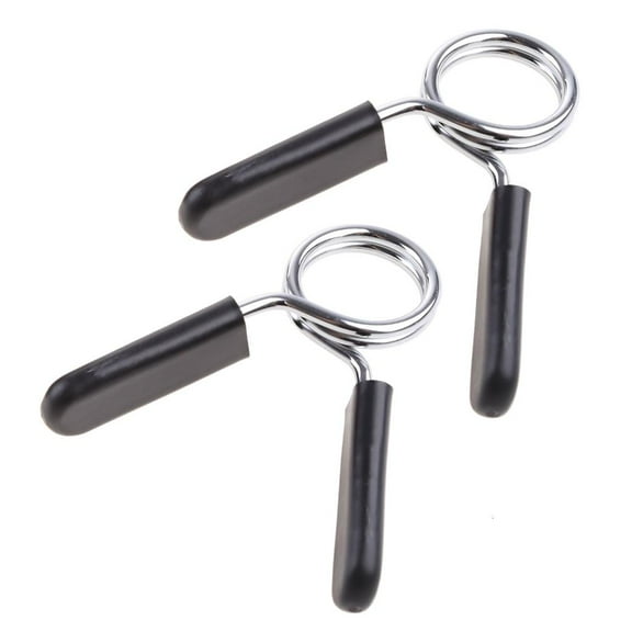 1 Pair 25mm Barbell Clamp Spring Collar Clips Gym Weight Dumbbell Lock Standard Lifting Kit Great Performance