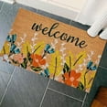 thumbnail image 3 of Product Classification Carpet 2 Floral Welcome Mat with Colorful Flower Pattern Coir Door Mat for Indoor Entrance Non Outdoor Rug Ideal Front Door 16 x 24 Inches, 3 of 5
