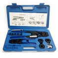 thumbnail image 1 of EFIELD Pex Crimping Tool Kit - 3/8 Inch, 1/2 Inch, 5/8 Inch and 3/4 Inch- with the Ring Removal Tool ( Decremer ) & Gauge - Meets F1807 Standards, 1 of 5