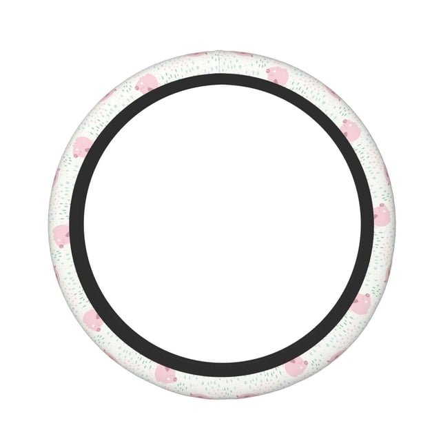 Balery Cute Pigs Fundas elásticas antideslizantes para volante, funda protectora universal para hombre y mujer, 15 pulgadas, accesorios para coche.