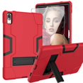 thumbnail image 1 of Mignova pour Lenovo Tab P11 Pro Étui pour Tablette, Antichoc Résistant aux Chocs Robuste (avec Support) Étui Hybride pour Lenovo Tab P11 Pro 11,5 Pouces (Modèle : TB-J706F/J706L) + Protecteur d'Écran (Rouge/noir, 1 Paquet), 1 of 7