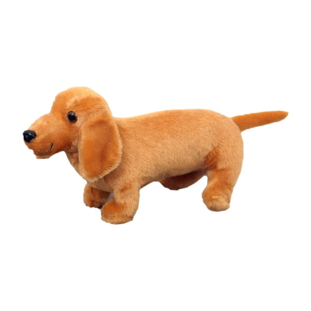 Lindo sofá de peluche con forma de perro, adorno de dibujos animados, divertido juguete de peluche para abrazar, perro salchicha de peluche para niños 30 centímetros