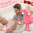 thumbnail image 6 of MorisMos 18'' Plush Flamingo Stuffed Animal Mommy Stuffed Flamingo with 4 Babies, 6 of 9