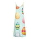 thumbnail image 2 of Vestido de Verano Casual sin Mangas Impreso Correa de Cuello en V Vestido de Sol Largo para las Mujeres, Vestido de Vacaciones Suelto, 2 of 5