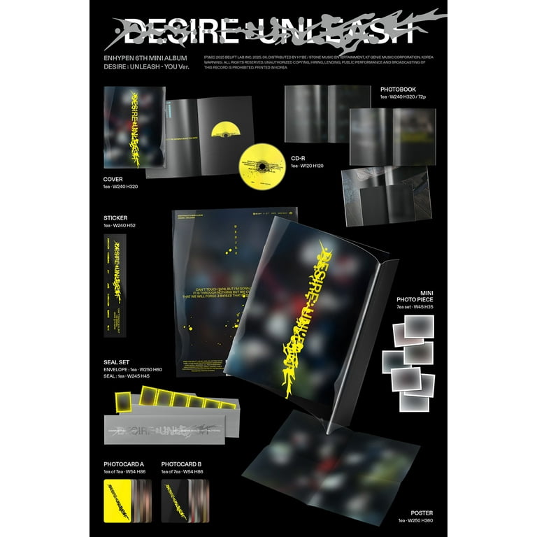 ENHYPEN DESIRE UNLEASH walmart US限定 ソヌ ENHYPEN - DESIRE : UNLEASH (MINE Ver.) (Walmart Exclusive