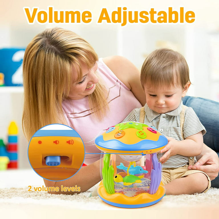 Baby Toys 6 to 12 Months Animal Rotating Light Up Toys for 1 Year Old Boy  Musical Toys for Toddlers 1-3 Tummy Time Toys for 3 6 8 9 10 12 18 Months