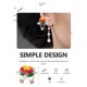 thumbnail image 3 of 1 par de pendientes de globo aerostático, pendientes de diamantes de imitación, adorables pendientes, decoración, 3 of 5