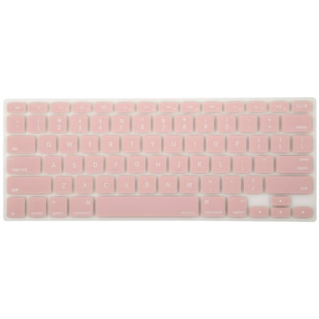 Mosiso AIR 11-inch Ultra Thin Keyboard Cover Silicone Keyboard Film Protector for Apple MacBook Air 11"(Model A1465 & A1370),Baby Pink