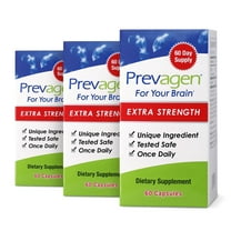 Prevagen Extra Strength Capsules, 60ct 3 Pack, Prevagen with Apoaequorin & Vitamin D
