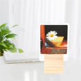 thumbnail image 2 of 10 PCS Rustic Natural Wood Square Business Card and Table Number Holders Wooden Memo Menu Holders, 2 of 7