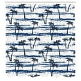 thumbnail image 3 of Ambesonne Tropical Shower Curtain, Romantic Sea and Palm, 69"Wx75"L, Navy Blue, 3 of 5