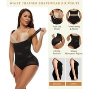 Vaslanda Body Shaper for Women Tummy Control Shapewear Bodysuit Seamless Faja Colombian Butt Lifter Waist Trainer Girdles
