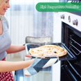 thumbnail image 2 of Yayeee Pot Holders Kitchen Heat Resistant with Pocket 7"x9.8" Cotton Oven Cooking Hot Pads, Blue Geometric, 2 of 7