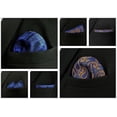 thumbnail image 5 of Nvzi Mens Silk Pocket Square Set Handkerchiefs-9*9inch，A51, 5 of 5