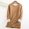 thumbnail image 2 of Binhe Women’s Plus Size Winter Sweater with Lamb Wool Clearance Thick Warm Loose Fit Pullover for Cold Weather Comfortable and Relaxed Fit for Casual Outings or Staying Cozy at Home, 2 of 5
