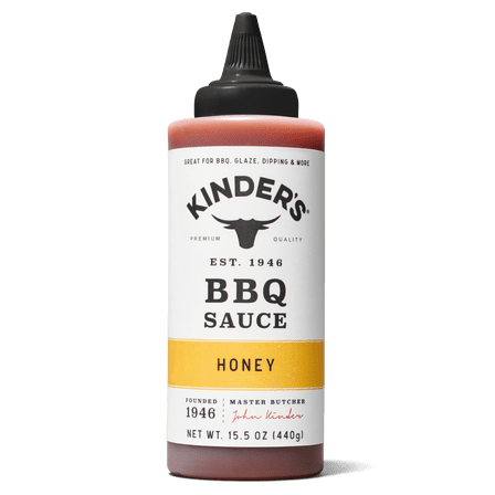 Kinder's Honey Barbecue Sauce and Dip, 15.5 oz Bottle