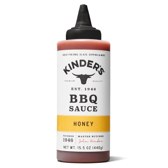 Kinder's Honey Barbecue Sauce and Dip, 15.5 oz Bottle