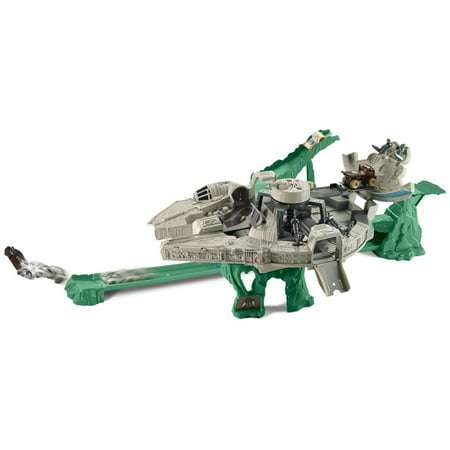 Hot Wheels Star Wars Millennium Falcon Character Car Track