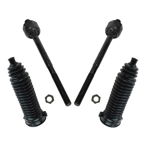 Tie Rod End and Steering Bellows Kit 4 Piece - Compatible with 1998 - 2011 Ford Ranger 1999 2000 2001 2002 2003 2004 2005 2006 2007 2008 2009 2010