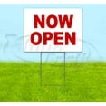 thumbnail image 1 of Now Open (18" x 24") Yard Sign, Includes Metal Step Stake, 1 of 6