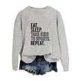 thumbnail image 1 of WEAIXIMIUNG Sweat à Capuche Zippé pour Femmes, Couleur Unie, Imprimé Lettre, Col Rond, Manches Longues, 1 of 3