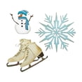 thumbnail image 1 of Christmas Snowflake Wreath Metal Cutting Dies - Festive Baking & DIY Crafts Tool, 1 of 1