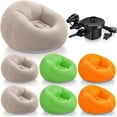 thumbnail image 4 of Inflatable Bean Bag Chairs for Adults with Electric Air Pump  Blow up Couch Folding Portable Inflatable Couch Lazy Sofa for Outdoor Movie Nights Camping Room (), 4 of 6