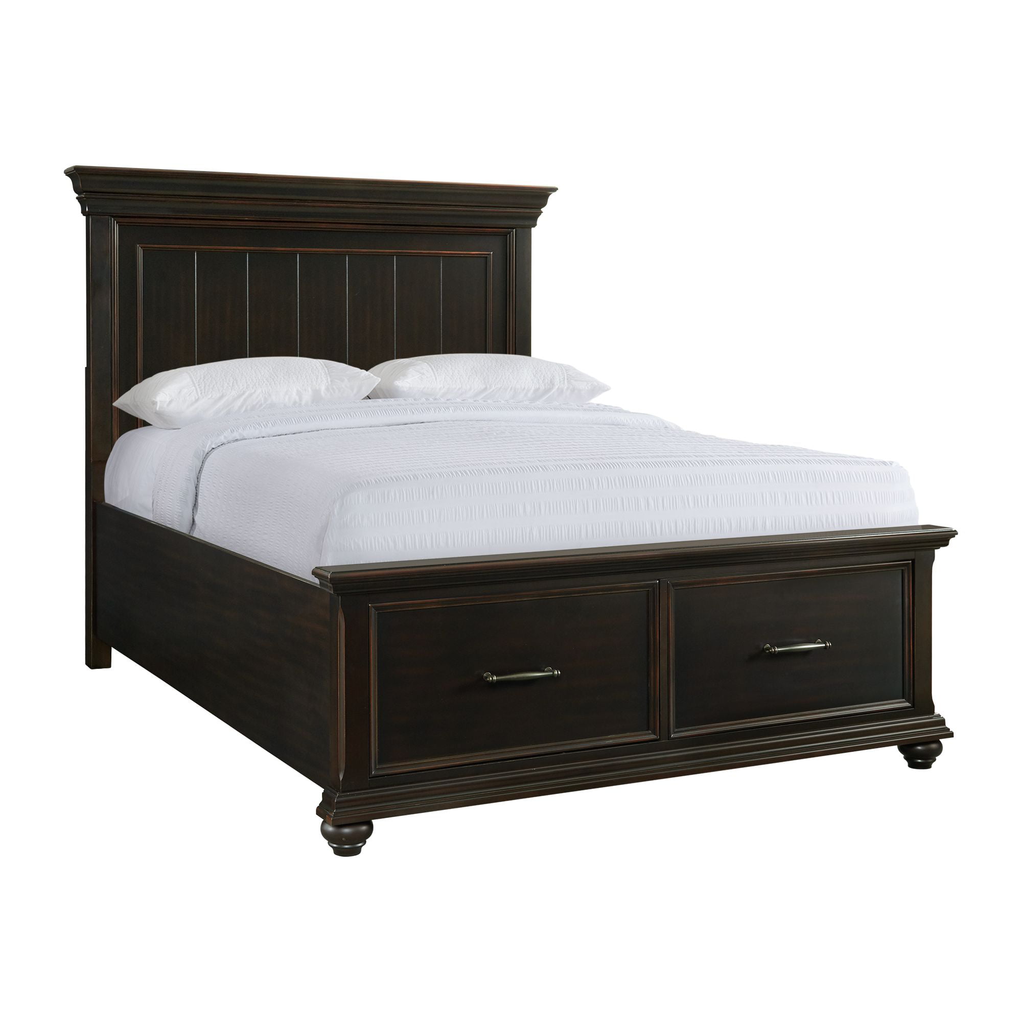 Eastern King Bookcase Bed With Underbed, Hillary Eastern King Bookcase Bed