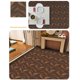 thumbnail image 5 of sweethay Calcomanía autoadhesiva de grano de para suelo, pegatinas de suelo modernas resistentes al desgaste de PVC, para sala de estar, cocina, Decoración del hogar Tipo4 sweethay HA064312-04, 5 of 6