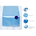 thumbnail image 5 of MDS Pack of 10 Wedding 12 x 108 inch Satin Table Runner for Wedding Banquet Decoration - baby blue, 5 of 6