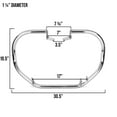 thumbnail image 5 of Krator Engine Guard, Chrome, Highway Crash Bar Compatible with 2003-2004 Honda VT750DC Shadow Spirit, 5 of 8