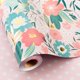 thumbnail image 1 of Papel de regalo Burymento Pink Flower reversible de 43 cm x 10 m, 1 of 7