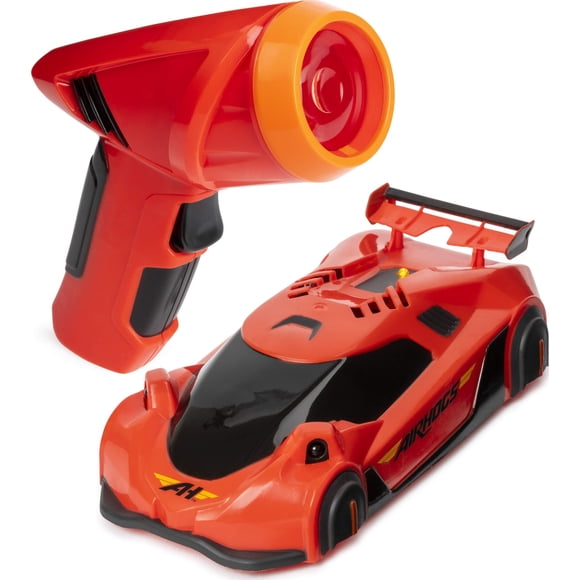 Air Hogs,Zero Gravity Laser , Corredor de Pared Guiado por Láser, Auto de Carreras para Escalar en la Pared, Rojo