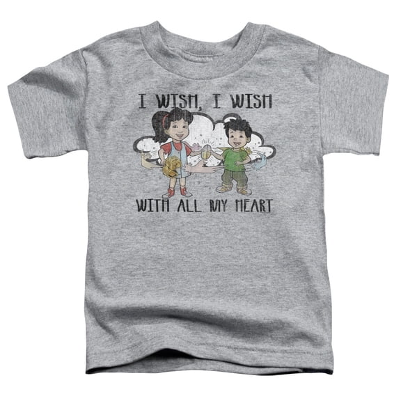 Dragon Tales/I Wish With All My Heart S/S Toddler T-Shirt Athletic Heather