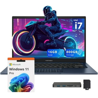 ASUS Vivobook 15.6” Laptop, Intel i7, 16GB RAM, 1TB SSD, Wi-Fi 6