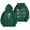 Dark Green, variant on PRfgtbd Bow Print Hoodies for Women Graphic Sweatshirts Hooded Long Sleeve Tops Casual Pullover Hoodie Trendy Preppy Clothes