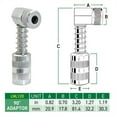 thumbnail image 4 of LNL120 90 degree Grease Coupler Adapter w/Sleeve Spaces Snaps, 4 of 5