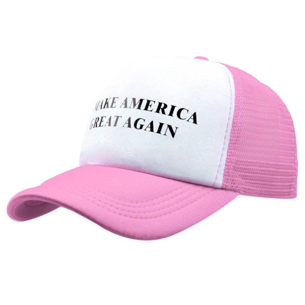 MAGA ..Pink Trump MAGA Hat...Make America Great Again. 2 Decals 