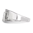 thumbnail image 3 of Sterling Silver Black & White Diamond Ring, 3 of 6