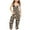 Brown, variant on Odeerbi 5-14 Years Kids Girls Summer Jumpsuit Floral Print Camisole Romper Casual Overalls Bib Overall Pantss with Pockets